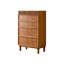 Commode 26 tiroirs 26,38 "en bois de frêne massif naturel avec miroir intégré