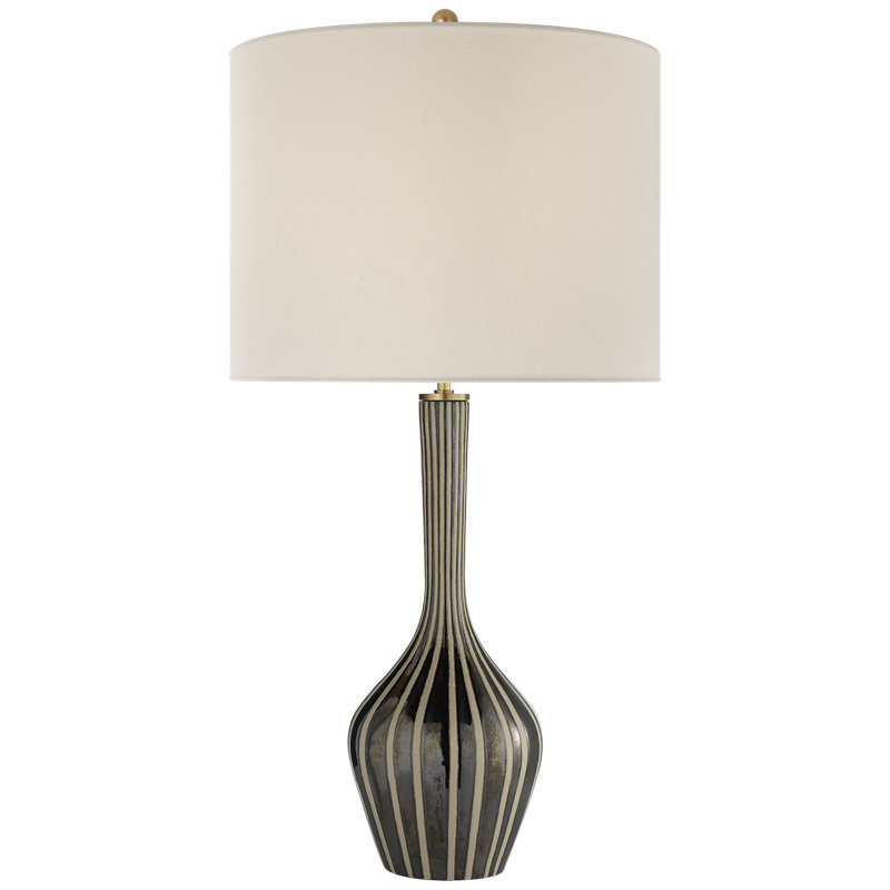 Parkwood Table Lamp, Natural Bisque/Black Pearl