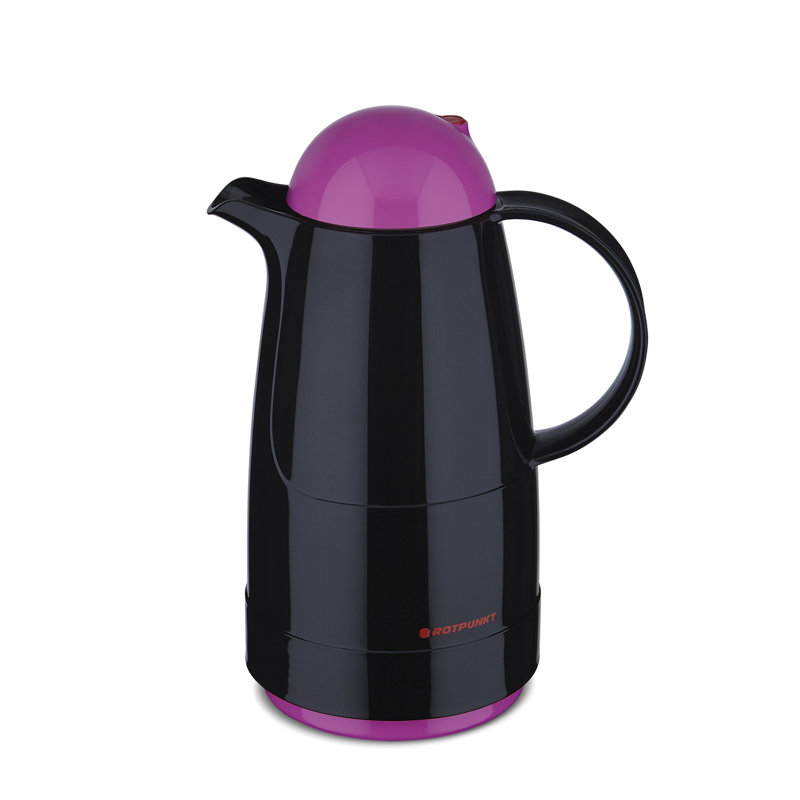 200 Black/Electric Kingfisher 0.5 L Coffee Carafe, Black/Electric Bottle Pop, 22.3 cm H x 15.7 cm W x 11 cm D