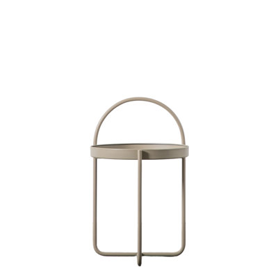 Certie Tray Top Cross Legs End Table