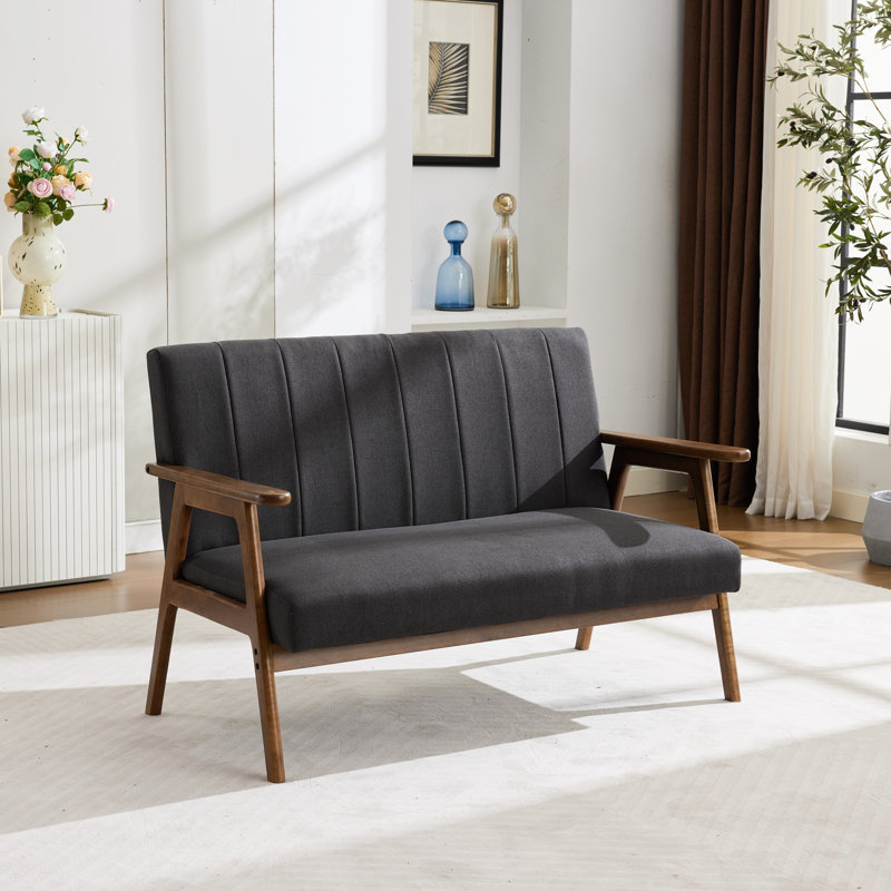 Chisara Upholstered Loveseat , Gray