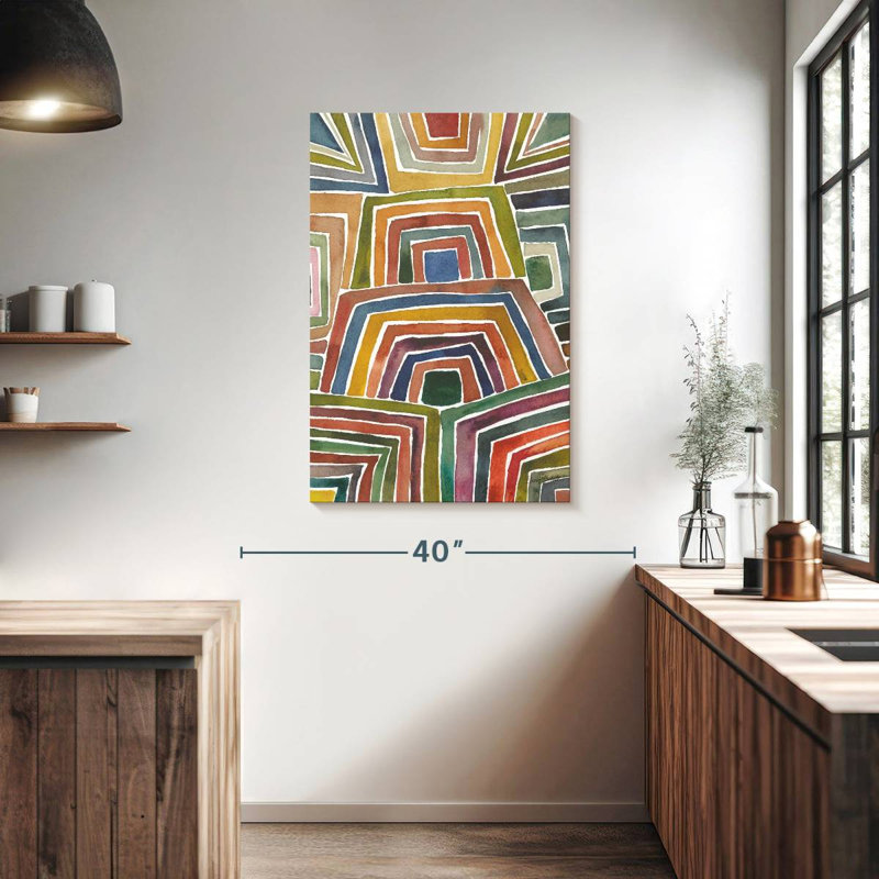Avery Stripes II, 39" H x 26" W