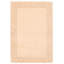 Tapis crème unique de 4 pi x 5 pi 10 po Ramsell