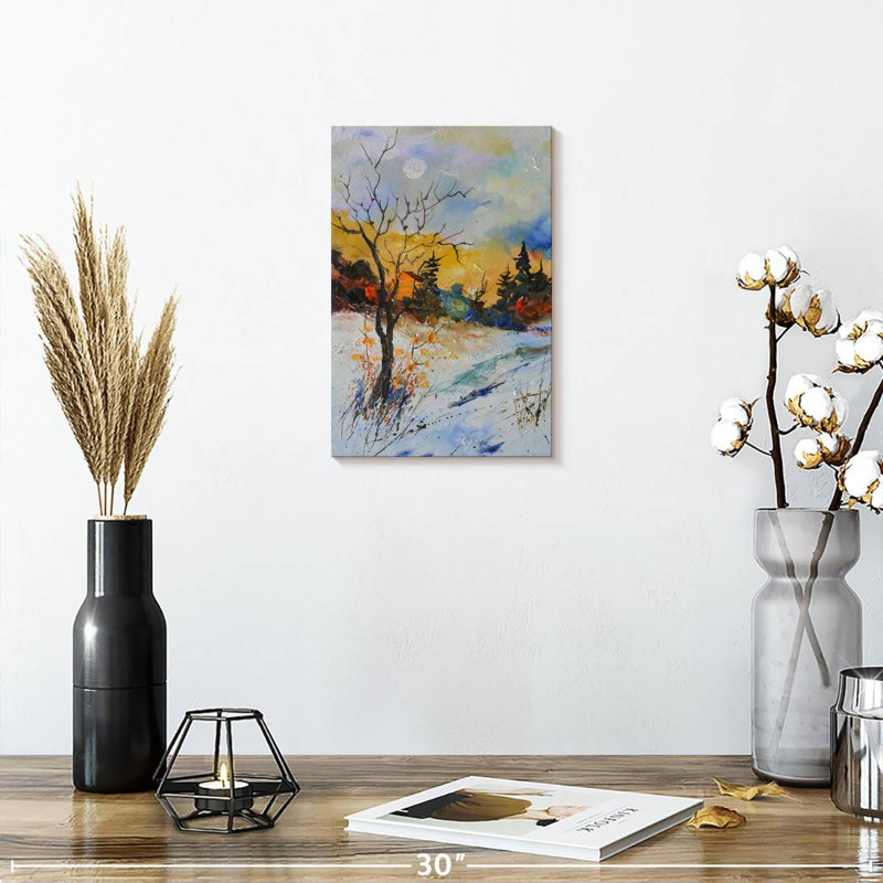 Alvord The Happy Colours Of Winter, 12" H x 8" W