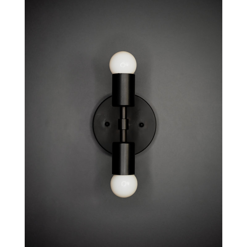 Canaday Armed Sconce, Matte Black