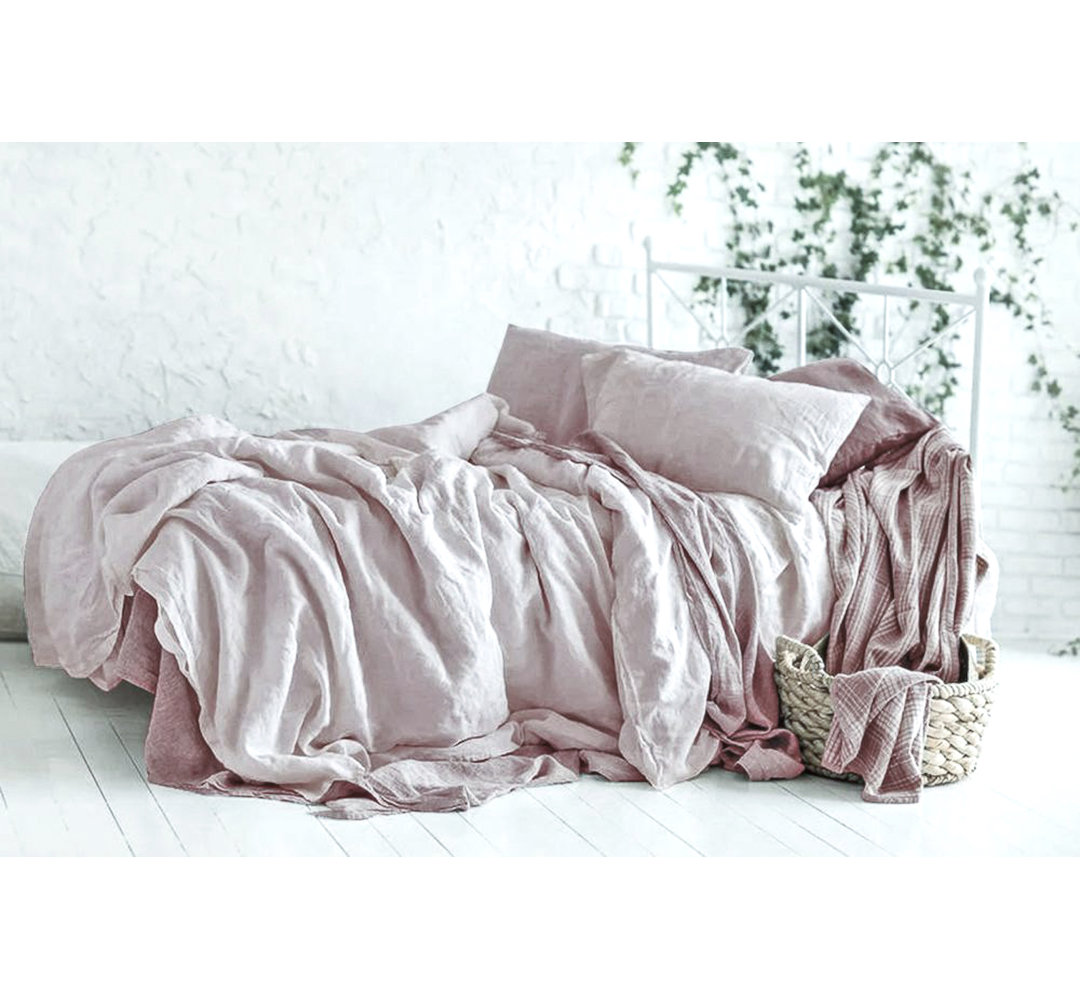 Pure Linen 4 Piece Sheet Set BEDLAM 