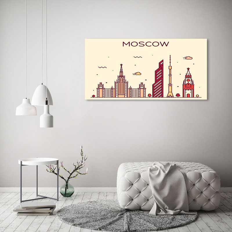 Moscow Buildings - Wrapped Canvas Print