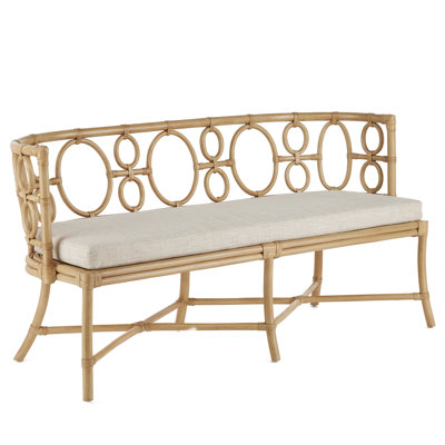 Tegal Polyester Upholstered Bench