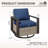Jerimya Swivel Patio Wicker Outdoor Rocking Club Chair Lounge Chair (Set of 2)-1272440851