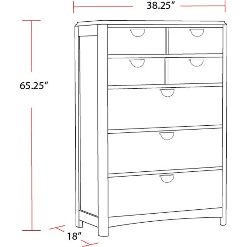 Pula 7 Drawer Dresser