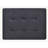 Sleek Contemporary Black Ottoman
