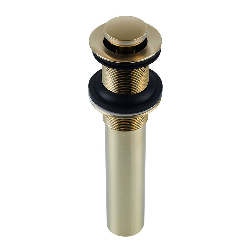 Drain escamotable pour salle de bain Mokleba, Doré