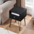 Kempst 23.7" H 1-Drawer Iron Nightstand-519697954
