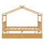 House Bed with Drawers & Wooden Frame-125376349