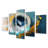 Blue Impressionist Soap Suds Modern Laundry I - Laundry Canvas Wall Art Set