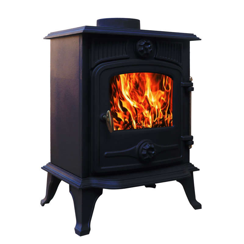 Ophelia & Co. 41 cm W Black Wood Burning Stove