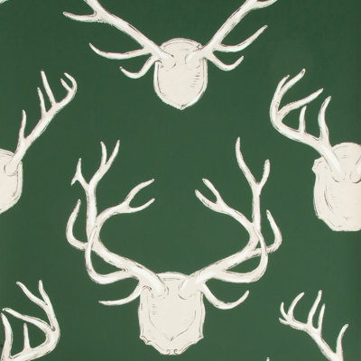 Antlers 30' L x 27" W Wallpaper Roll