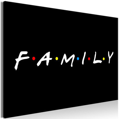 Famille sur toile