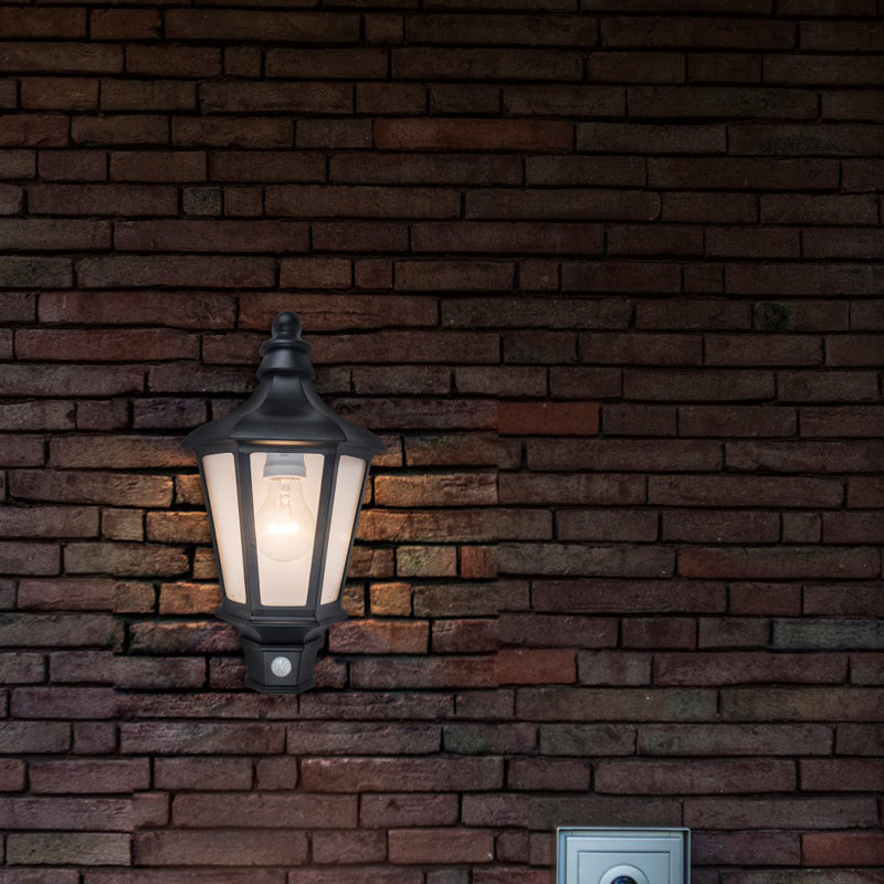 Semiramis Black Outdoor Wall Lantern