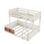 Lit superposé simple au-dessus de grand lit simple en bois massif avec panneau perforé et étagères-1802978371-1802978381