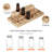 Hersel Solid + Manufactured Wood Makeup Organizer