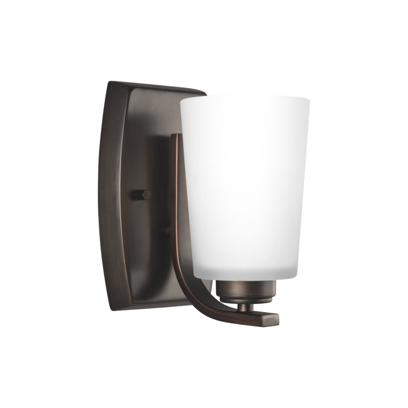 Franport One Light Wall / Bath Sconce from Generation Lighting , Burnt Sienna, No