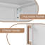Table de bout blanche