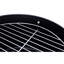 Barbecue d'extérieur au charbon avec réglages de chaleur réglables et fabrication en acier en fumoir noir avec deux grilles de cuisson polyvalentes
