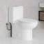 Toilette allongée une pièce de 17,3 po de hauteur confortable, chasse d'eau 1,1 / 1,6 siphon avec MaP 1000 g, siège à fermeture en douceur et à dégagement rapide inclus, blanc brillant-117244002