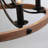 6-Light Rustic Wagon Wheel Chandelier For Dining Room Chandelier