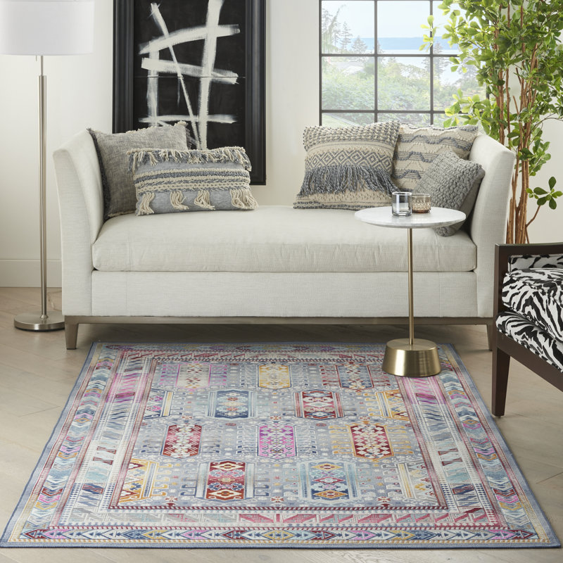 Oldham Ikat Area Rug, Rectangle 230 x 300cm