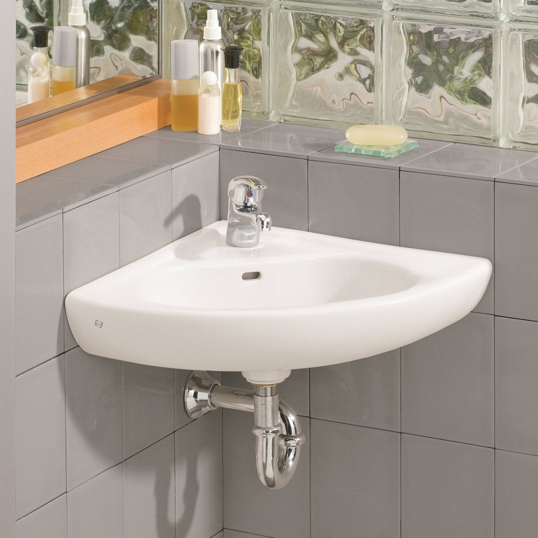 Cheviot Products 15.875'' White Vitreous China Specialty Bathroom Sink with Overflow Cheviot Products