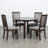 39.6" High Upholstered Cushioned Dining Chairs (Set of 2)