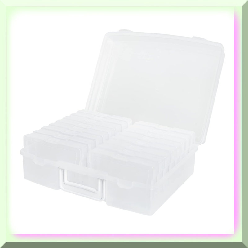 SnapSafe Photo Storage Box, Clear