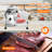 JOEAONZ Stainless Steel Electric Meat Slicer