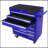 7 DRAWERS MULTIFUNCTIONAL TOOL CART WITH WHEELS-BLUE-1986955152