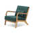 Chaise rose + housse vert foncé est en rupture de stock