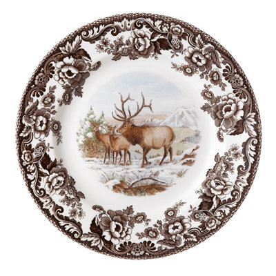 Spode Woodland Am.Wildlife Dinner Plate 10.5" Elk