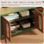 Meuble télé moderne en bois manufacturé vert-1542309248