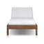 Verona Outdoor Teak Chaise Lounge