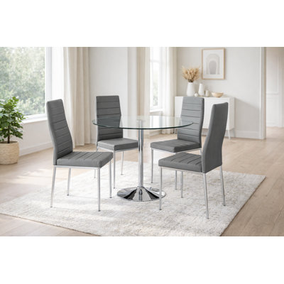 Croman 4 - Person Dining Set