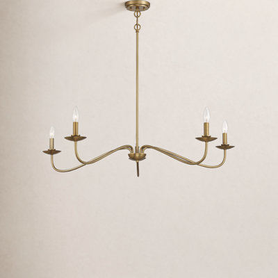 Abigeal 5-Light Dimmable Candle Style Chandelier