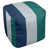 Bleu marine / argent / vert