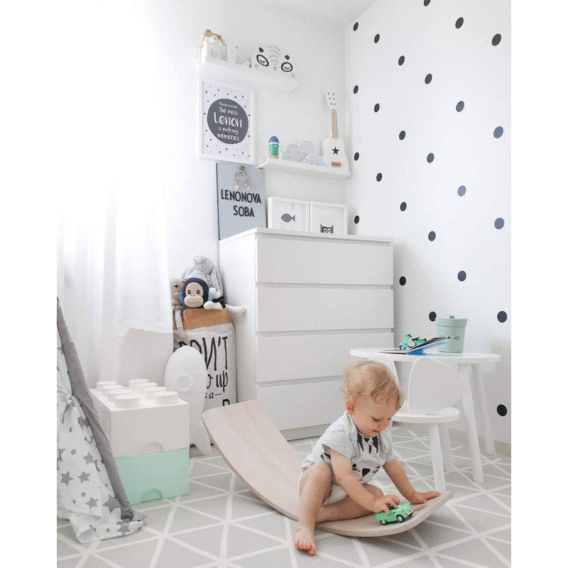 Kinderfeets Wood Float, White