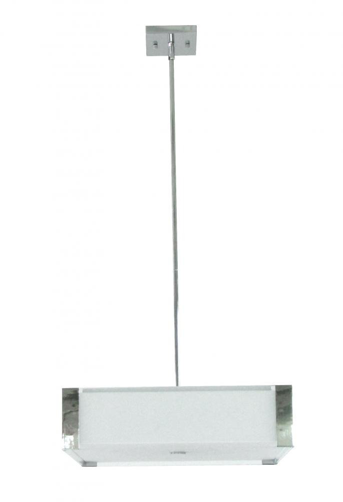 Latitude Run® Judd 4 - Light Shaded Square / Rectangle LED Chandelier ...