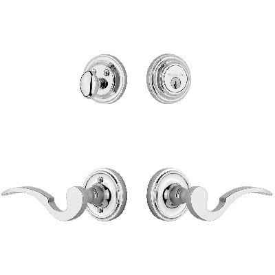Nostalgic Warehouse Classic Rosette Entry Set with Manor Lever