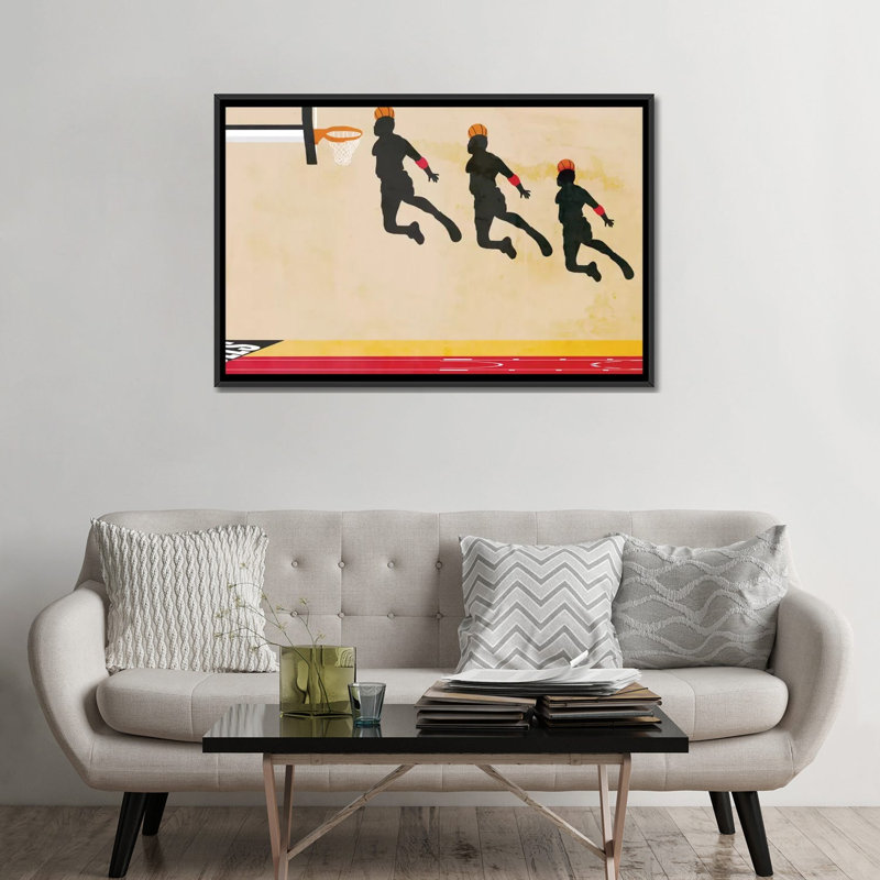 « enornement de la victoire », impression sur toile, Toile avec cadre noir, Pas de tapis, H 32 po x l 48 po x P 1,5 po