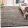 Doleman Hand Woven Cotton/Jute Rug in Blue