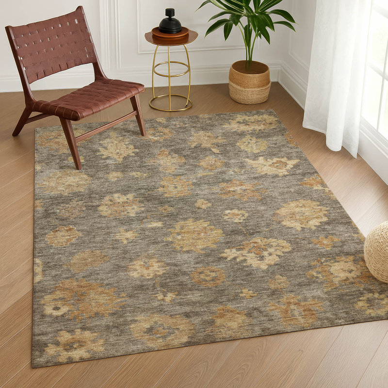 Tapis lavable à la machine intérieur / extérieur ACN2305, Rectangulaire 3 pi x 5 pi