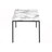 Table Set, 3Pcs Set, Metal, Contemporary